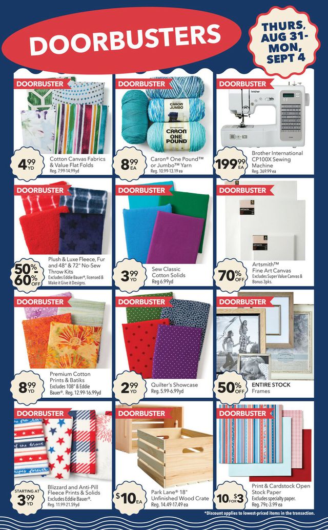 Catalogue Jo-Ann from 08/31/2023