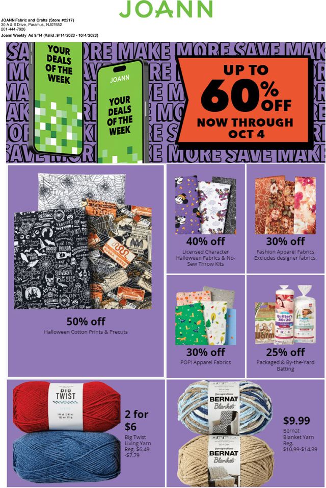 Catalogue Jo-Ann from 09/14/2023