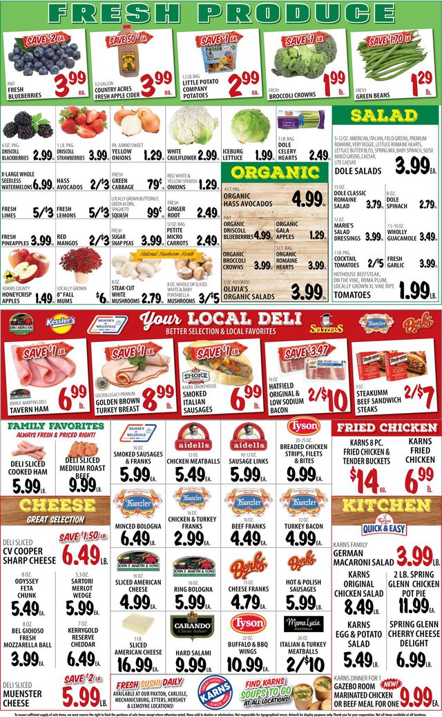 Catalogue Karns Quality Foods from 09/05/2023