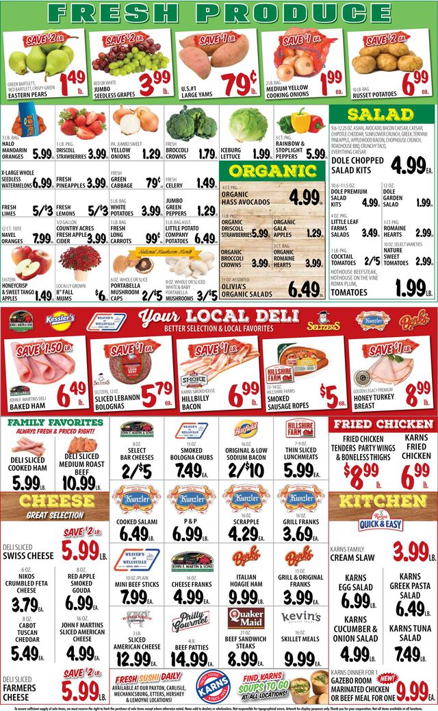 Catalogue Karns Quality Foods from 09/12/2023