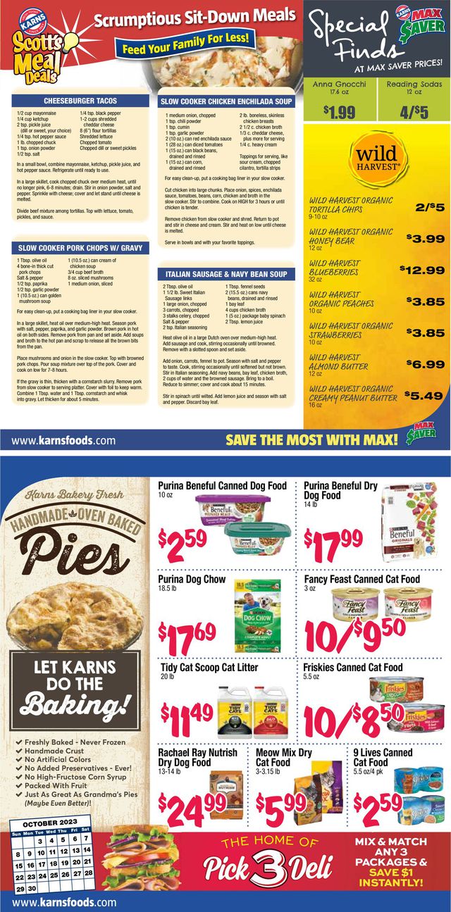 Catalogue Karns Quality Foods from 10/03/2023