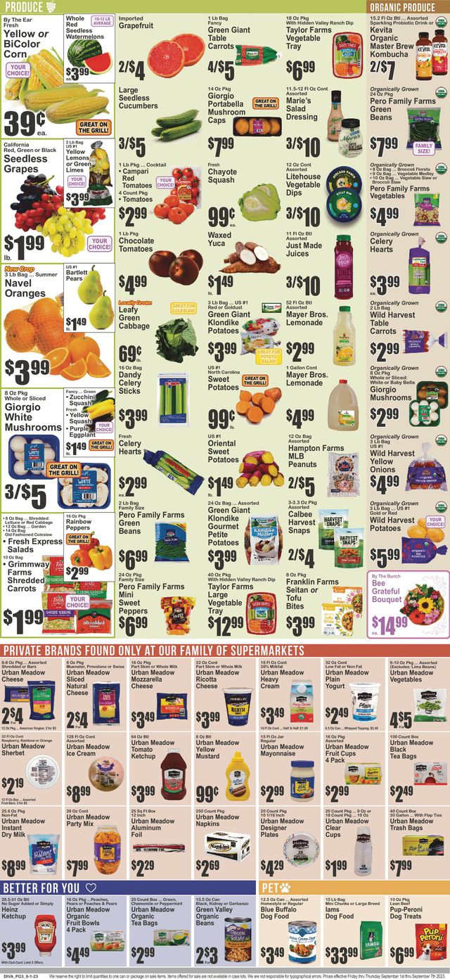Catalogue Key Food from 09/01/2023