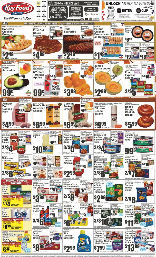 Catalogue Key Food from 09/15/2023