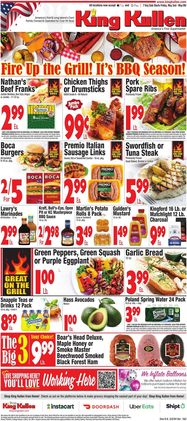 Catalogue King Kullen from 05/01/2025