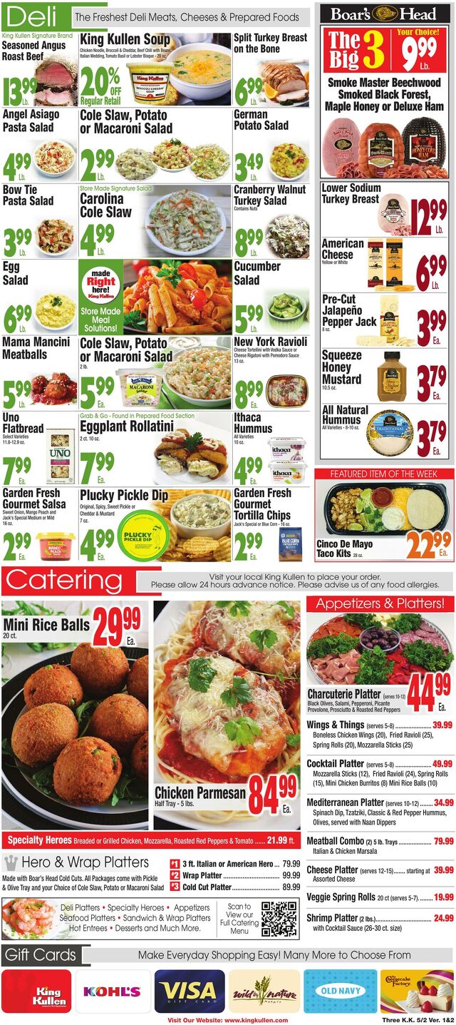 Catalogue King Kullen from 05/01/2025