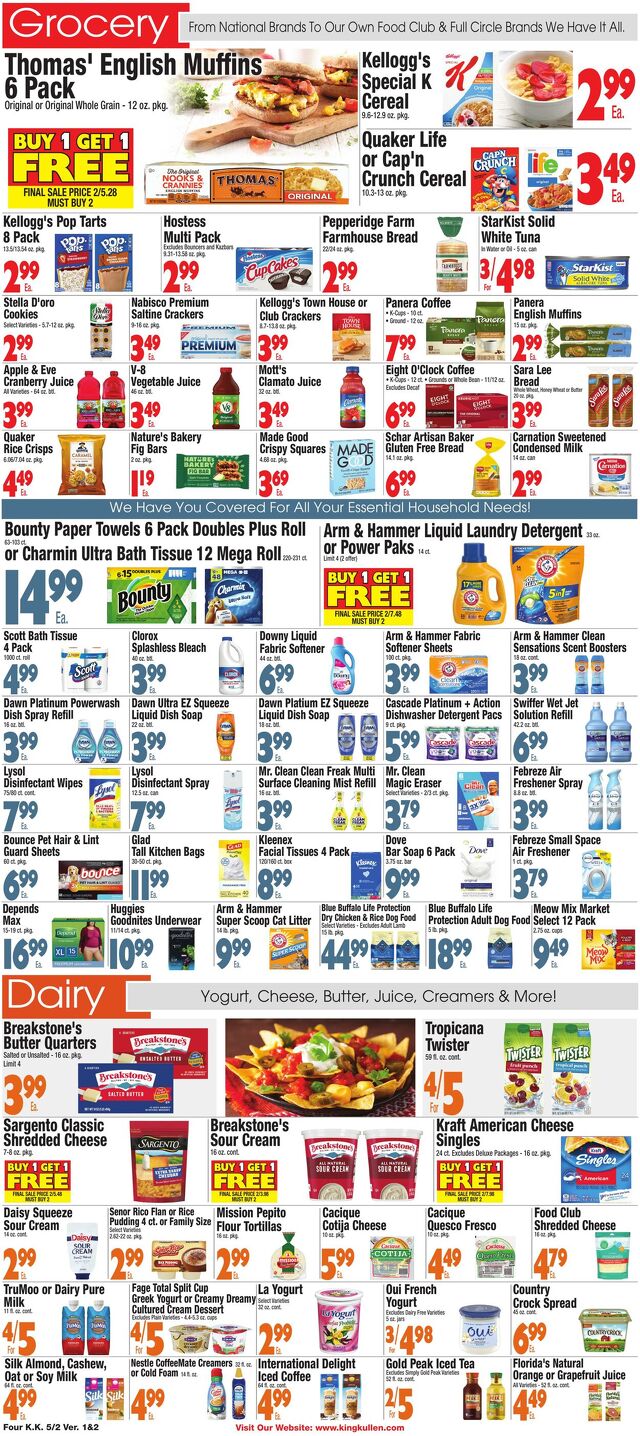 Catalogue King Kullen from 05/01/2025