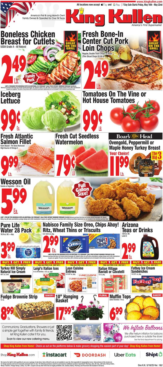 Catalogue King Kullen from 05/15/2025