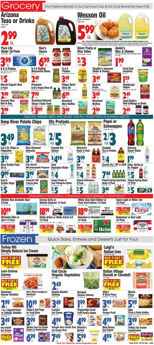 Catalogue King Kullen from 05/15/2025