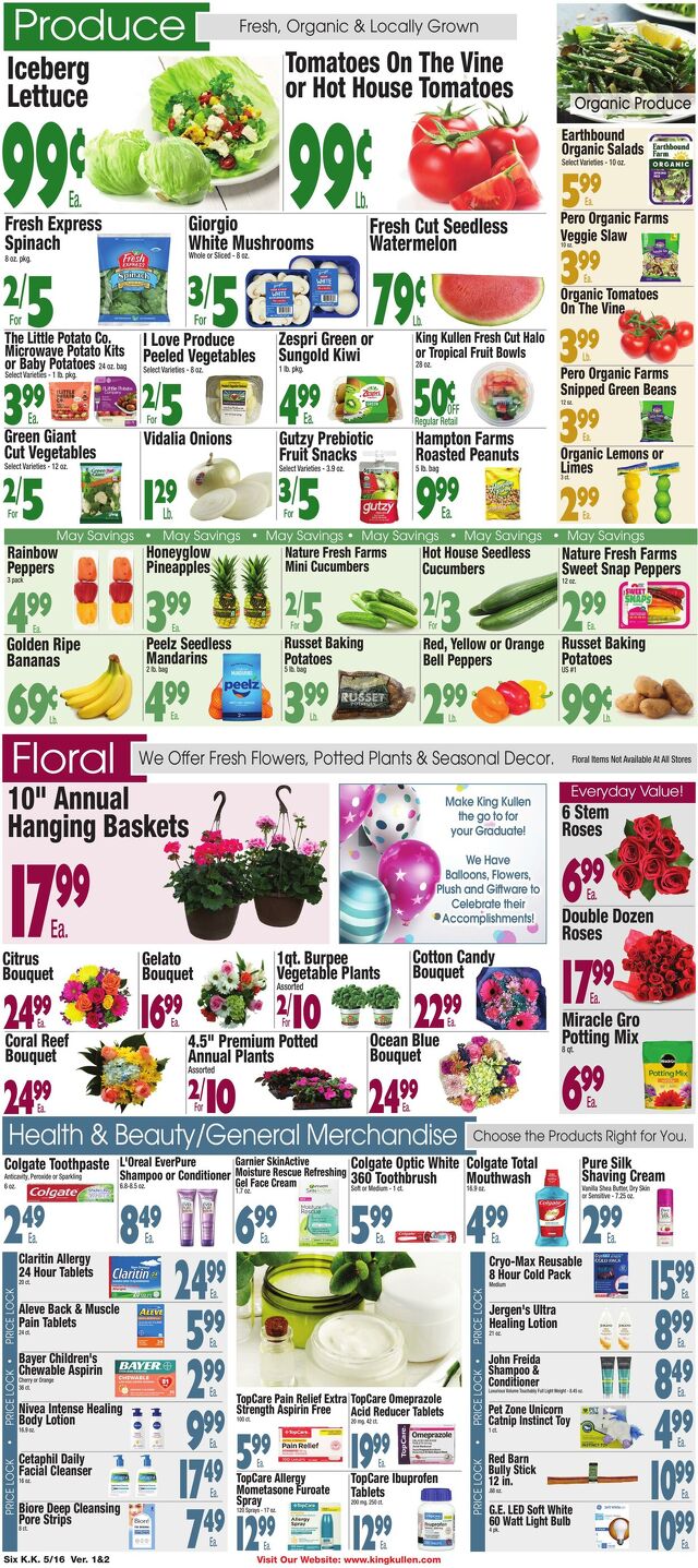 Catalogue King Kullen from 05/15/2025