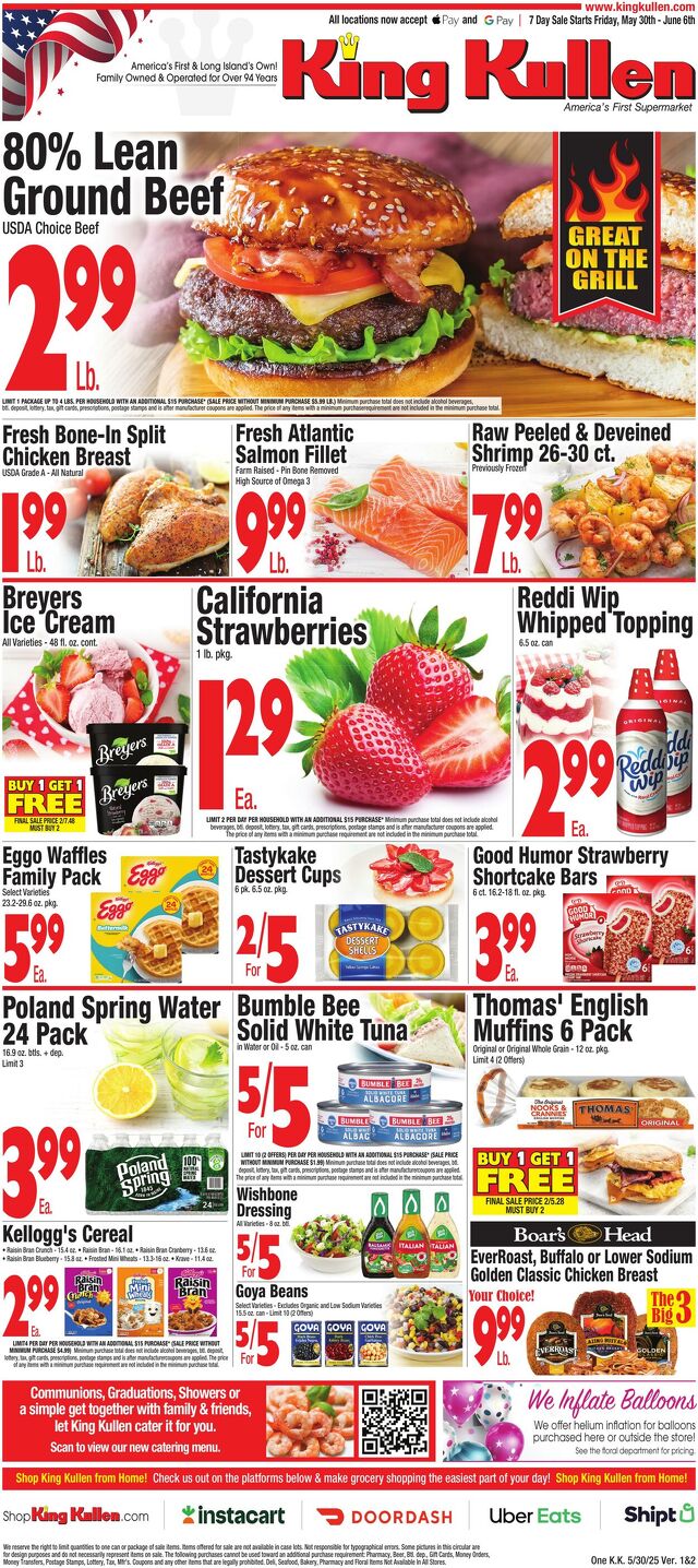 Catalogue King Kullen from 05/29/2025