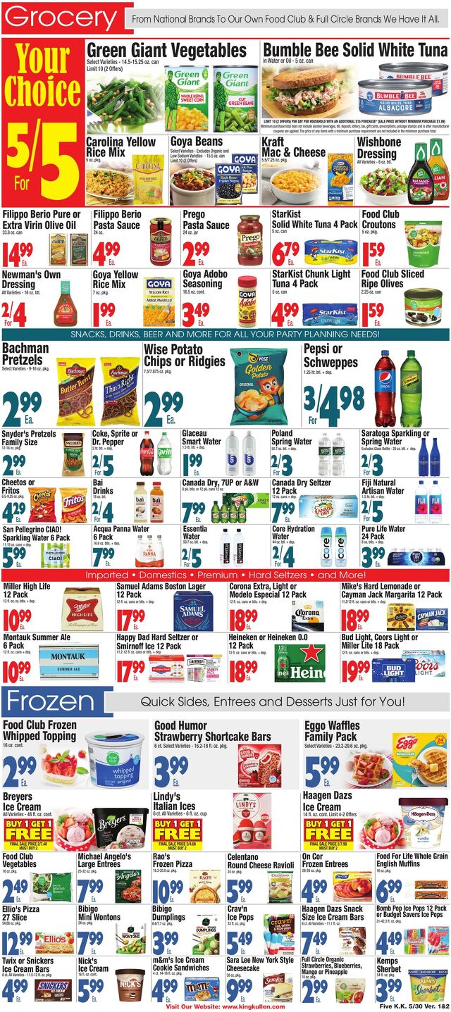 Catalogue King Kullen from 05/29/2025