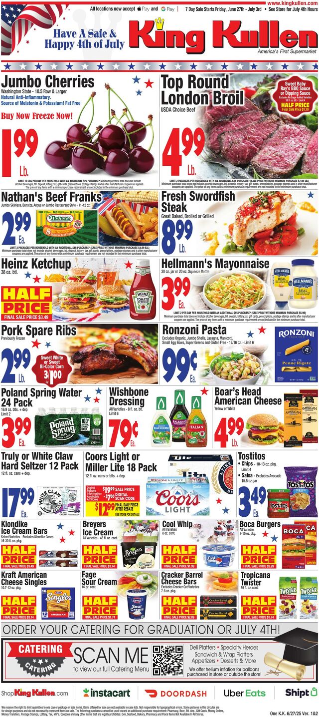 Catalogue King Kullen from 06/26/2025