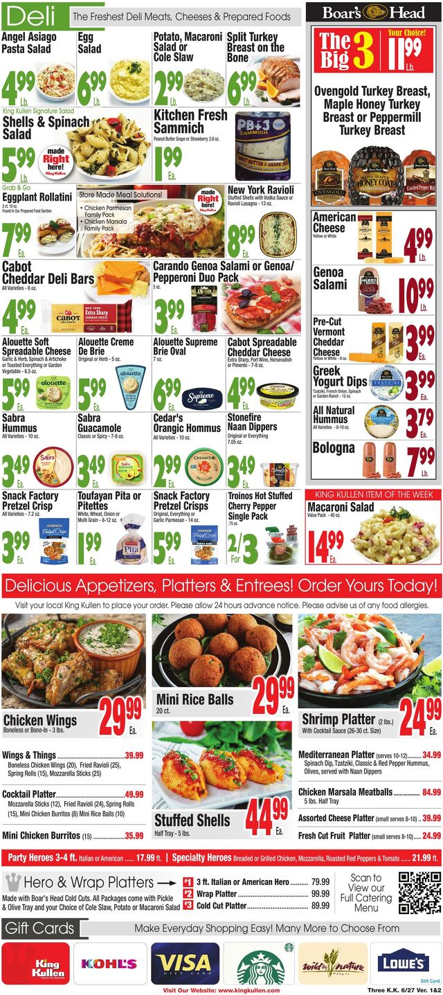 Catalogue King Kullen from 06/26/2025