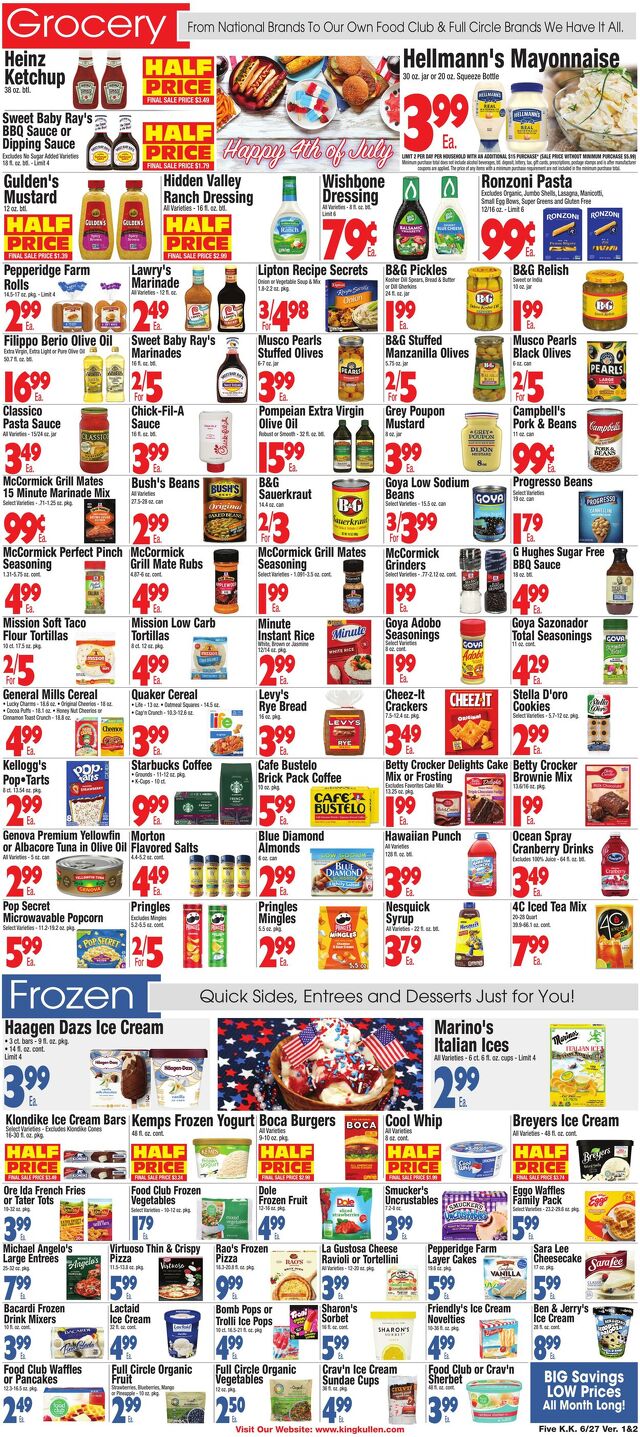 Catalogue King Kullen from 06/26/2025