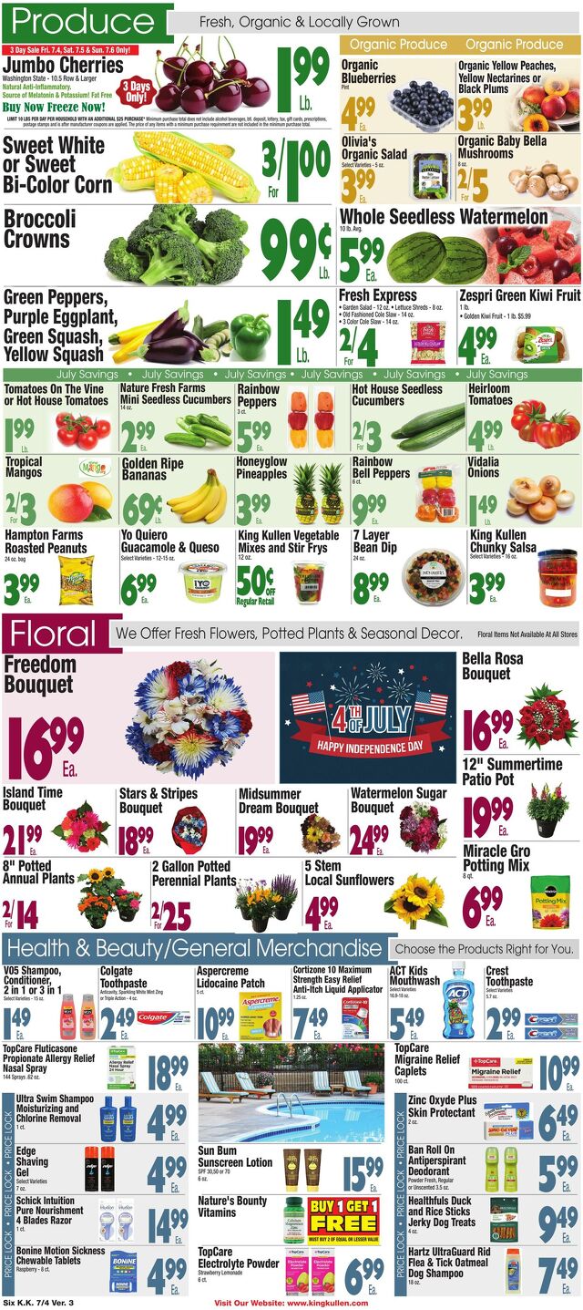 Catalogue King Kullen from 07/03/2025