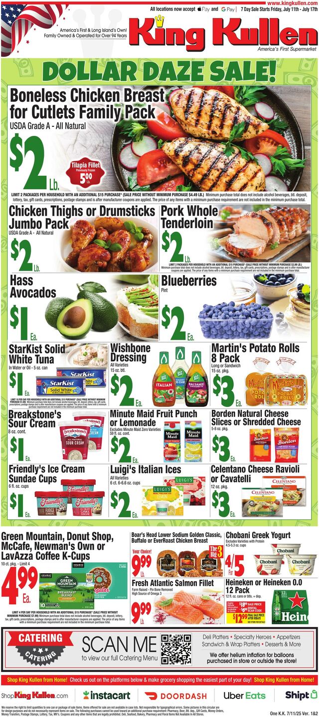 Catalogue King Kullen from 07/10/2025
