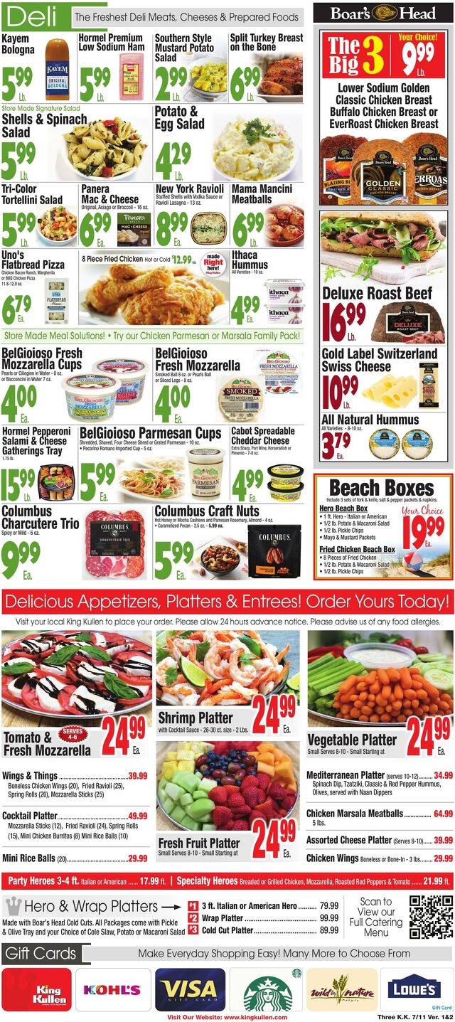 Catalogue King Kullen from 07/10/2025