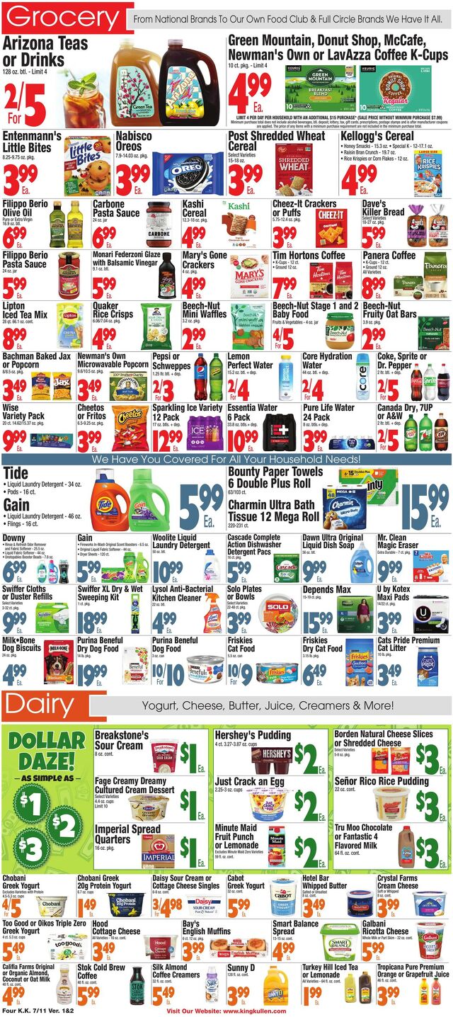 Catalogue King Kullen from 07/10/2025