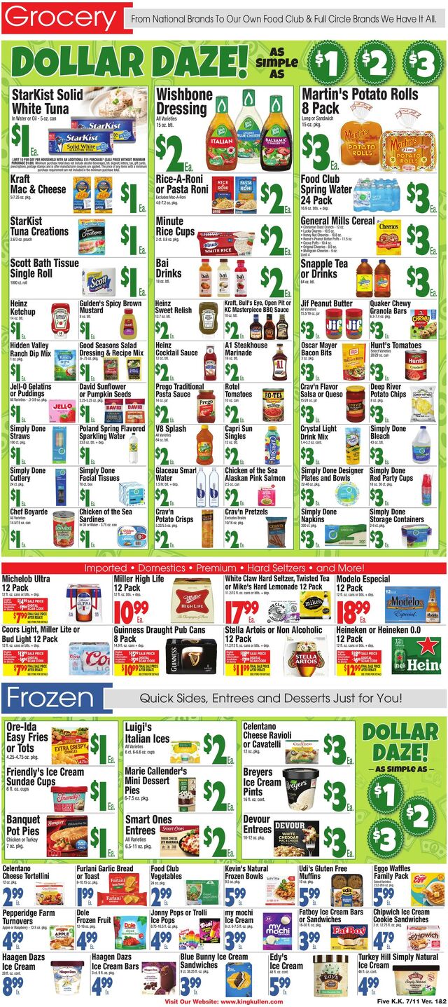 Catalogue King Kullen from 07/10/2025