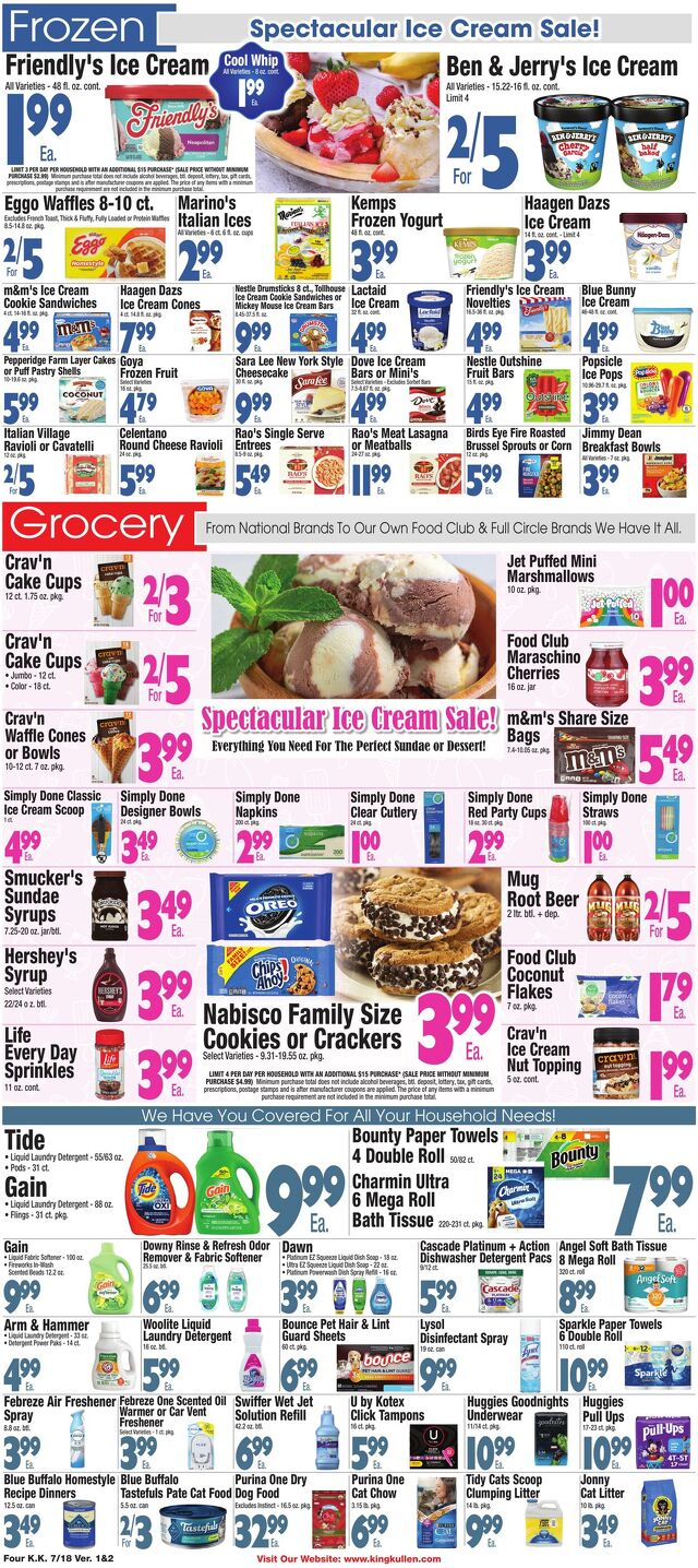 Catalogue King Kullen from 07/17/2025