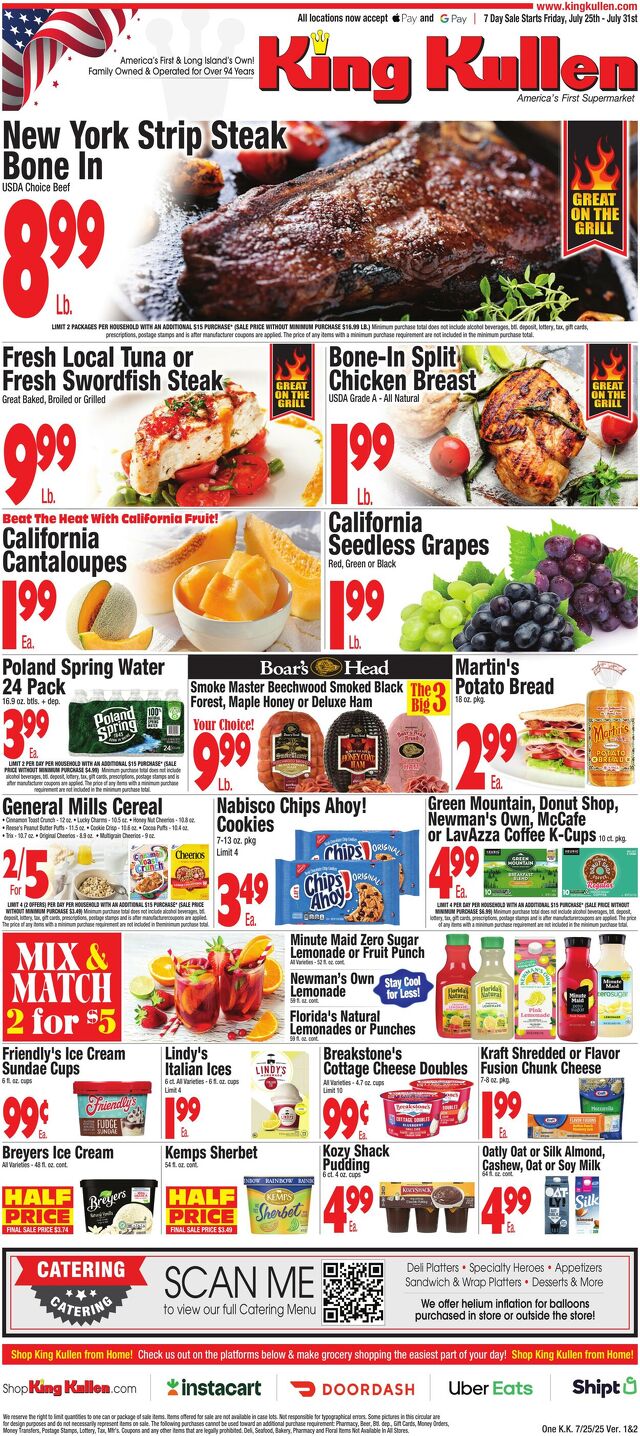 Catalogue King Kullen from 07/24/2025