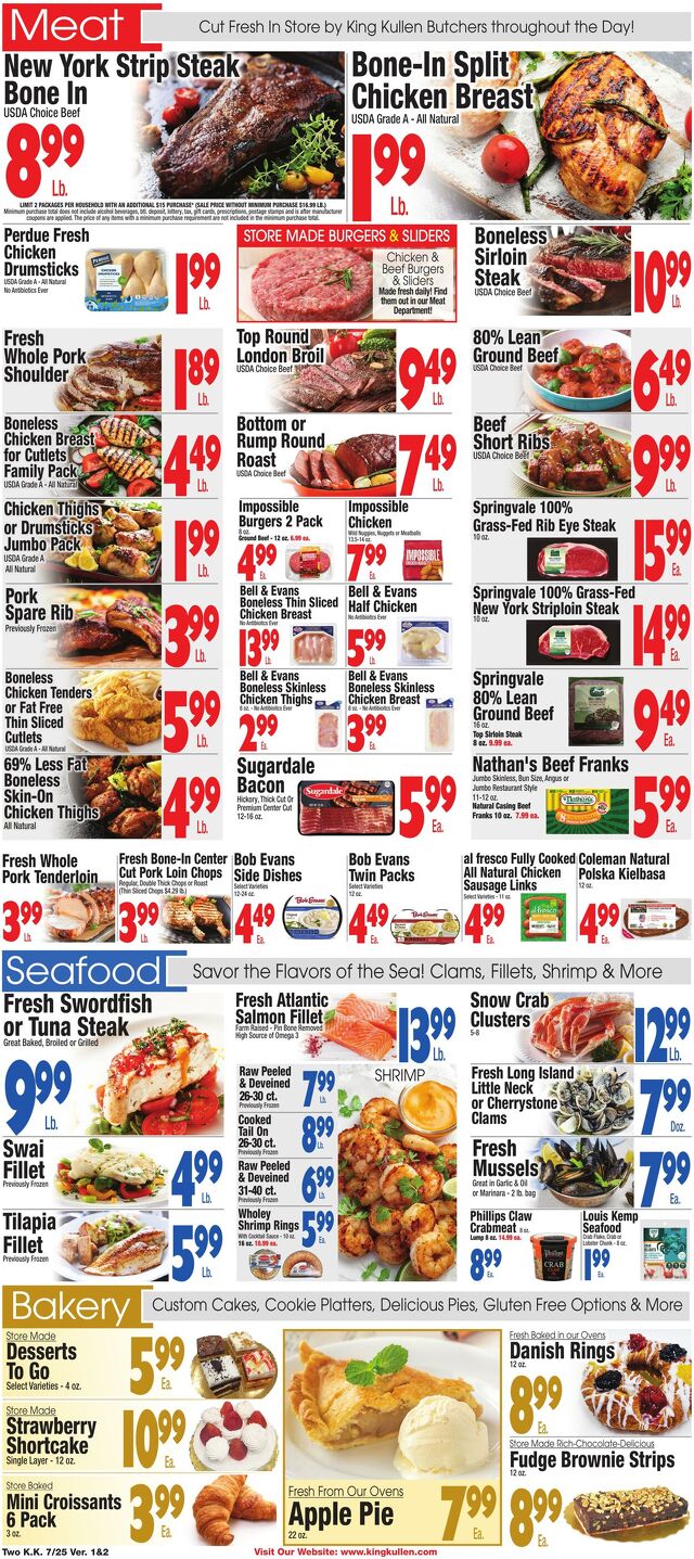 Catalogue King Kullen from 07/24/2025