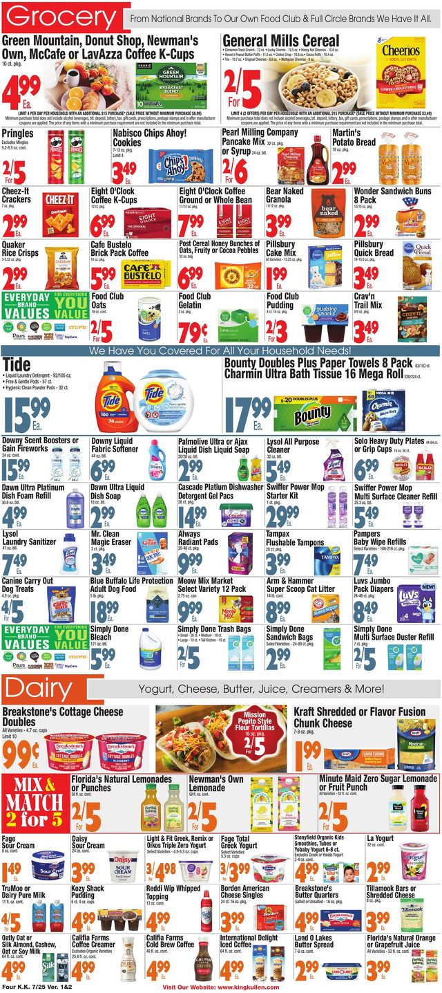 Catalogue King Kullen from 07/24/2025