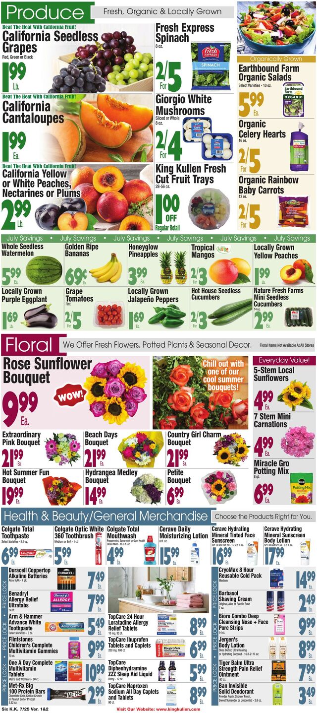 Catalogue King Kullen from 07/24/2025