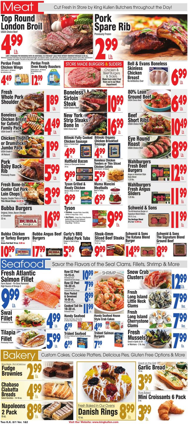 Catalogue King Kullen from 07/31/2025