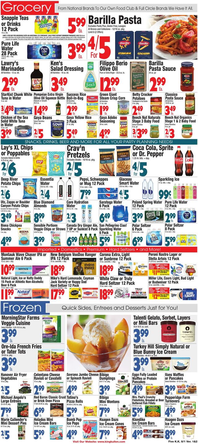 Catalogue King Kullen from 07/31/2025