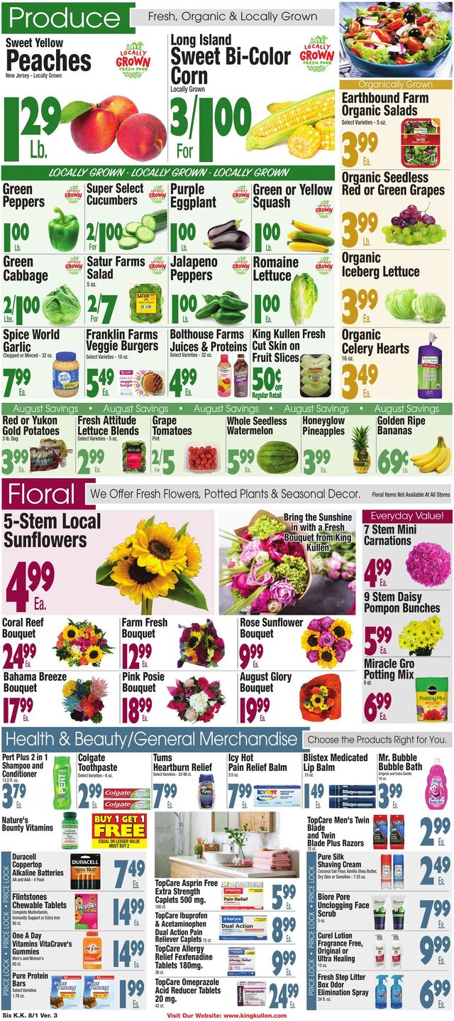 Catalogue King Kullen from 07/31/2025