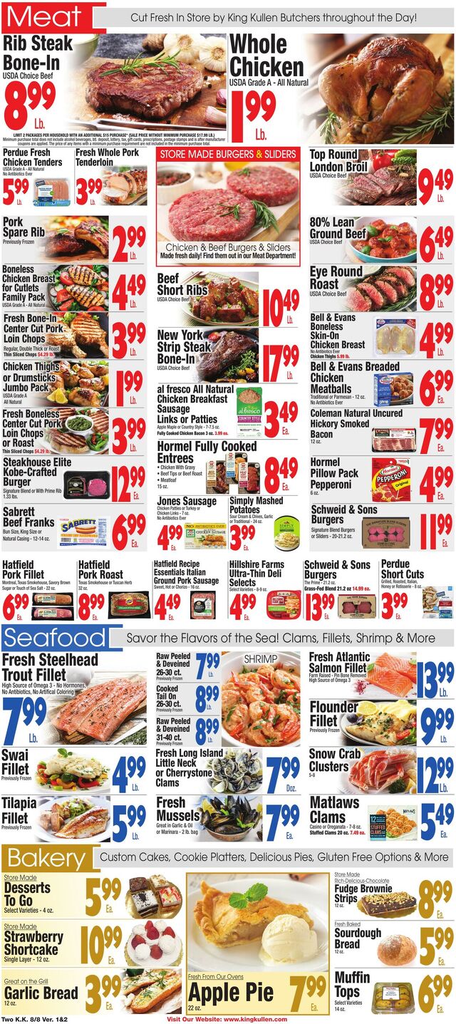 Catalogue King Kullen from 08/07/2025