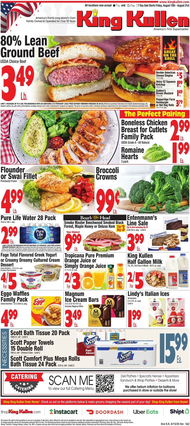 Catalogue King Kullen from 08/14/2025