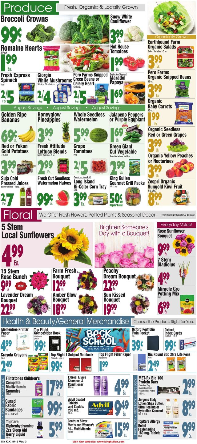 Catalogue King Kullen from 08/14/2025