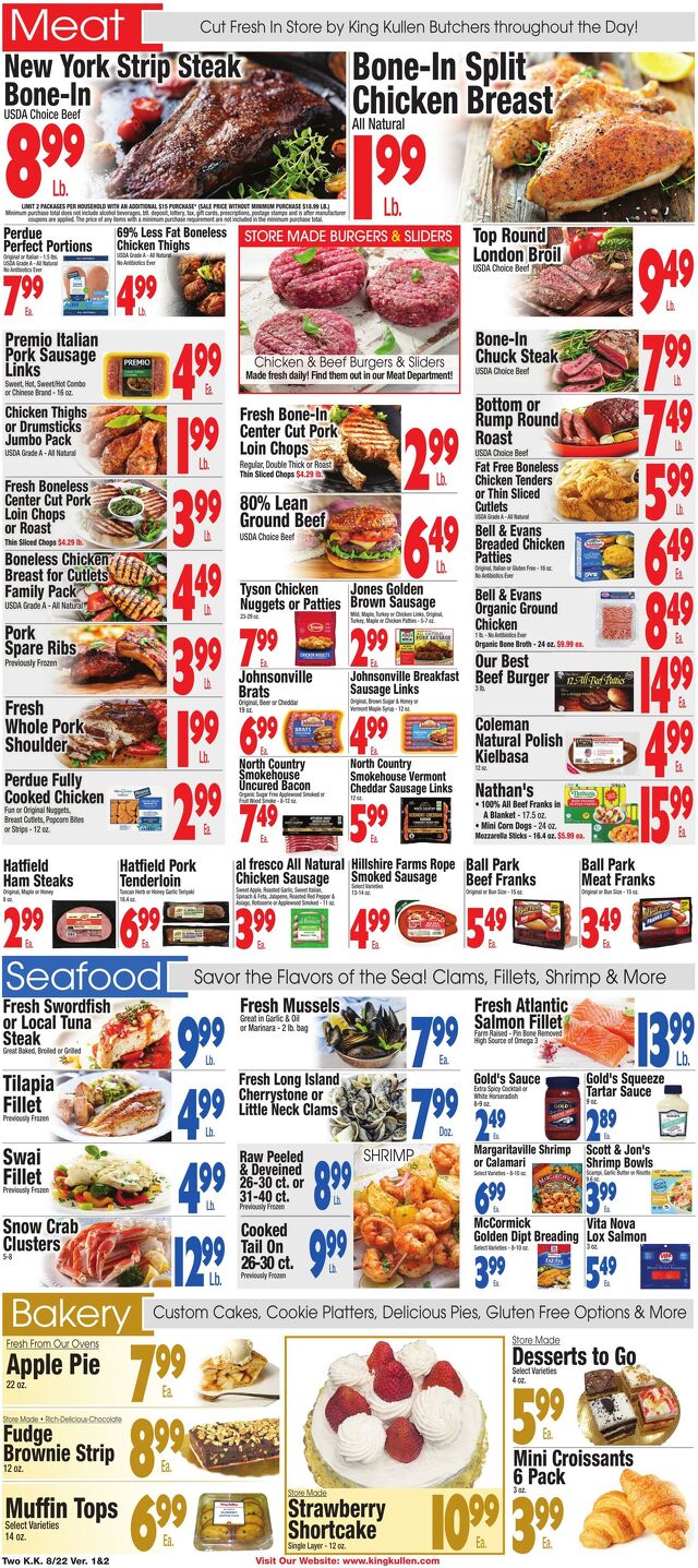 Catalogue King Kullen from 08/21/2025