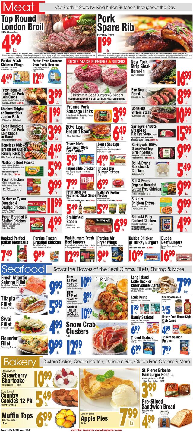 Catalogue King Kullen from 08/28/2025