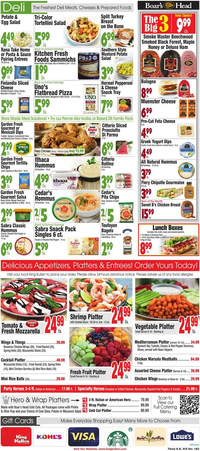 Catalogue King Kullen from 09/04/2025