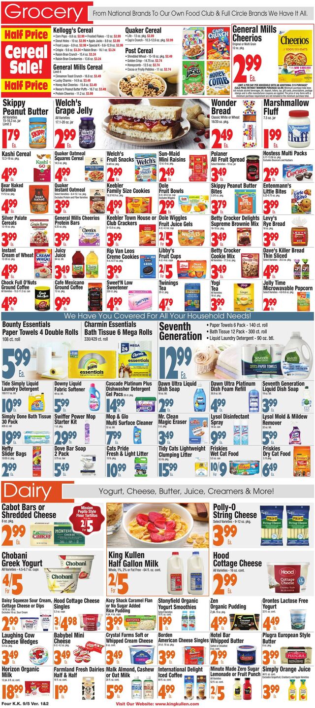 Catalogue King Kullen from 09/04/2025