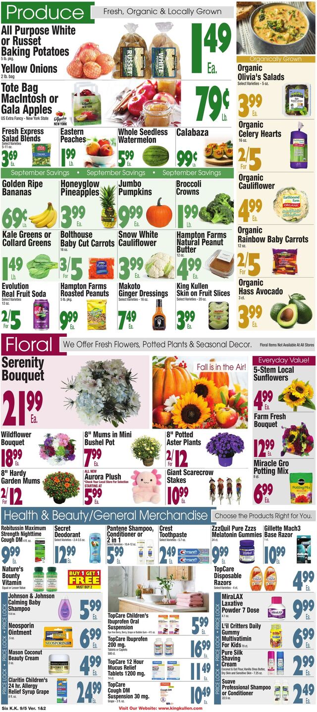 Catalogue King Kullen from 09/04/2025