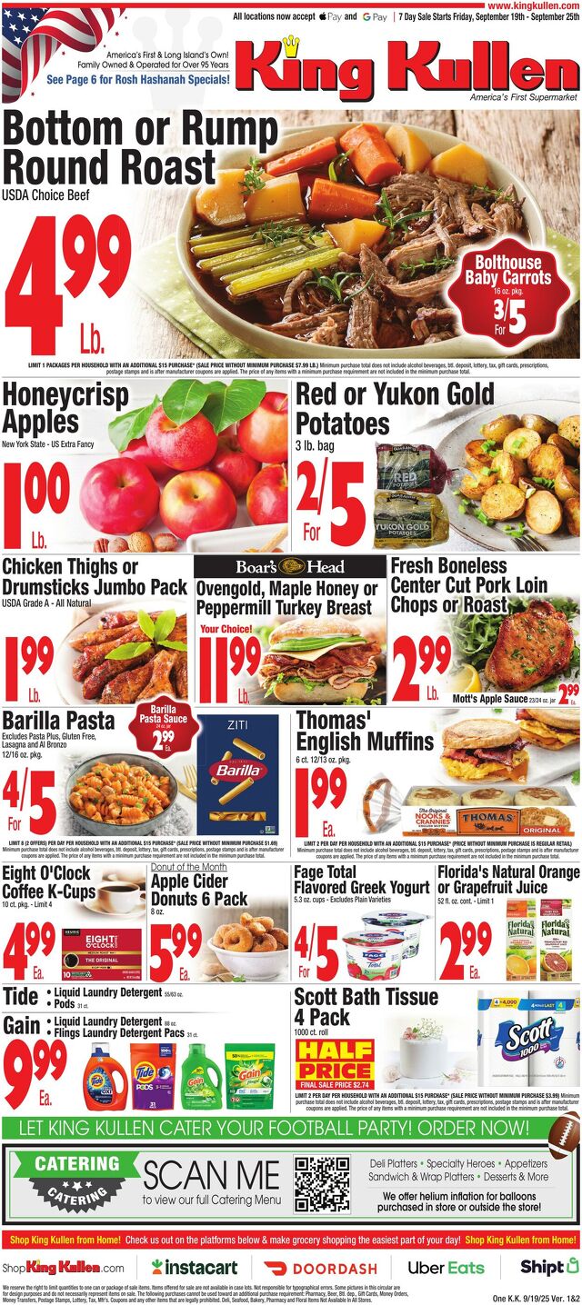Catalogue King Kullen from 09/18/2025