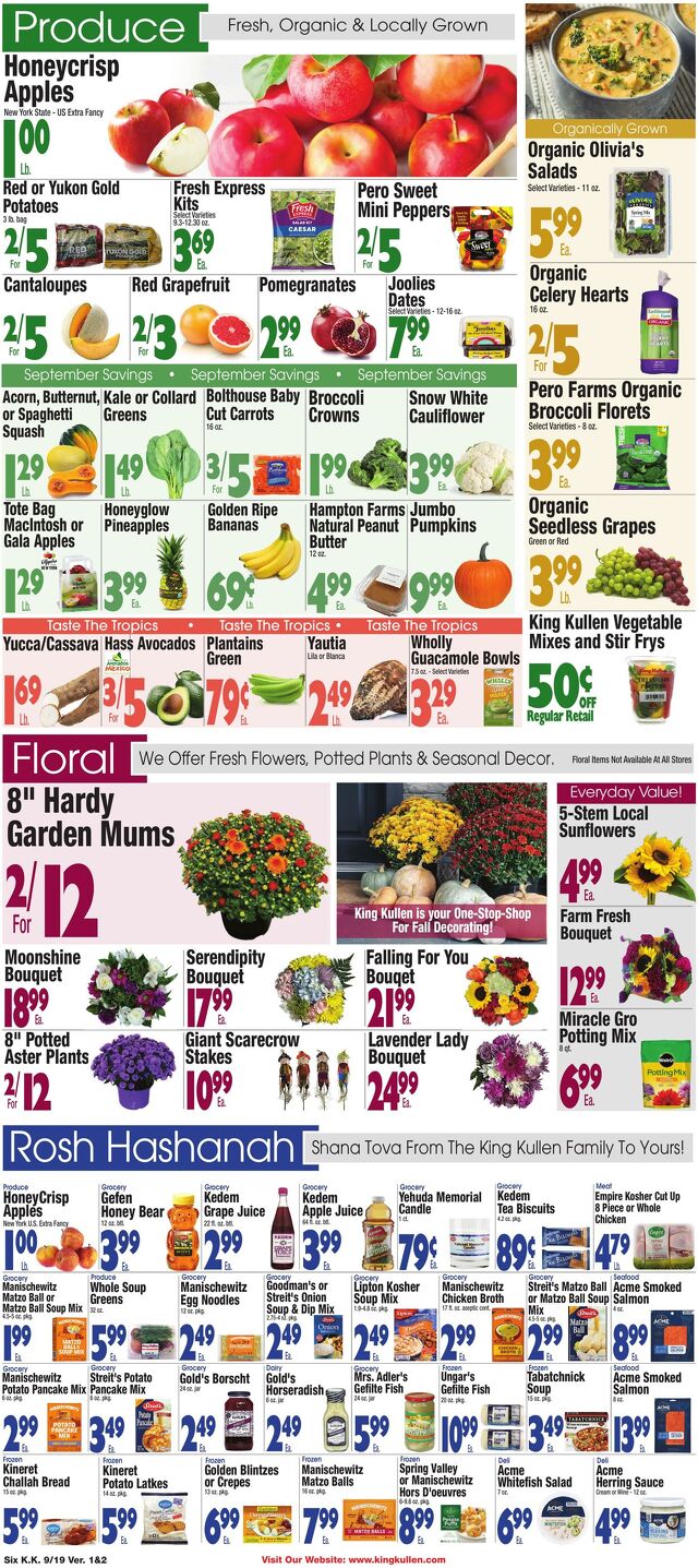Catalogue King Kullen from 09/18/2025