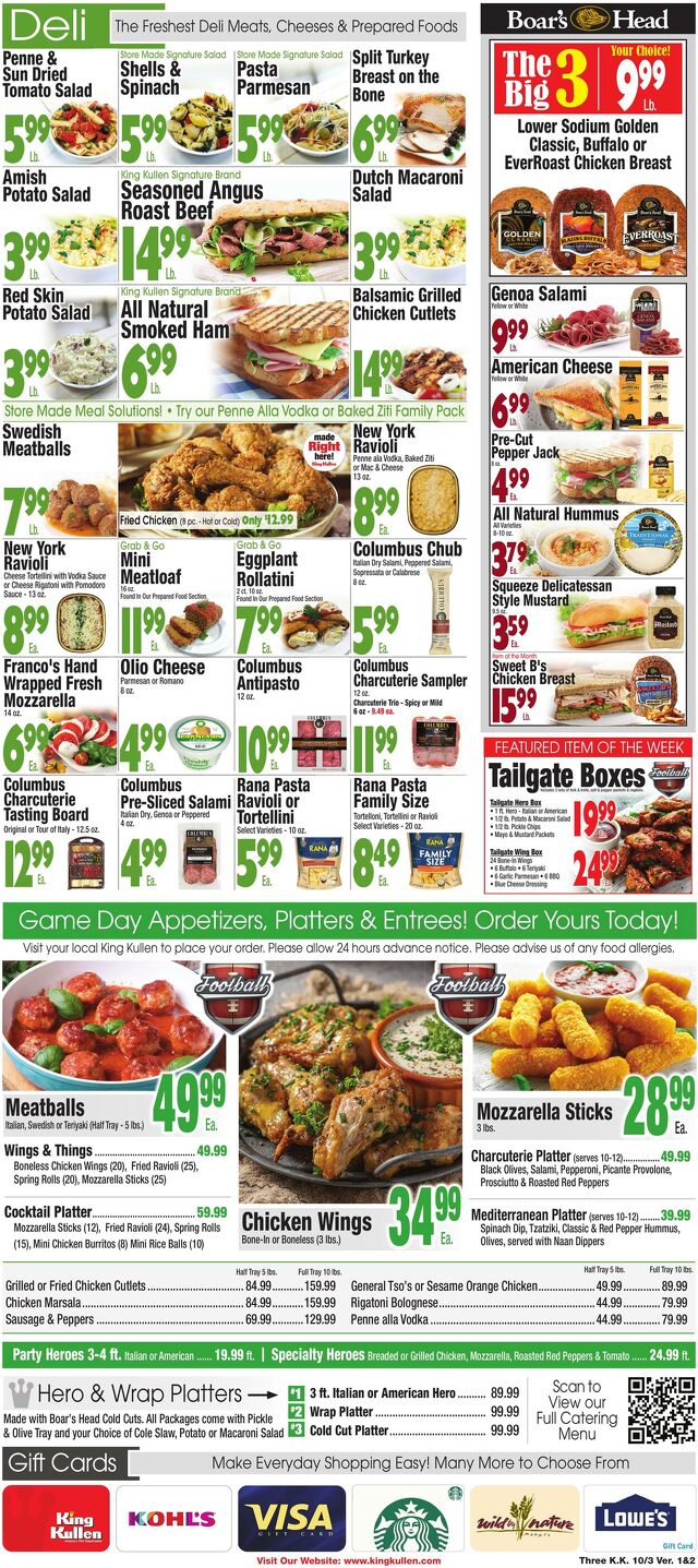 Catalogue King Kullen from 10/02/2025