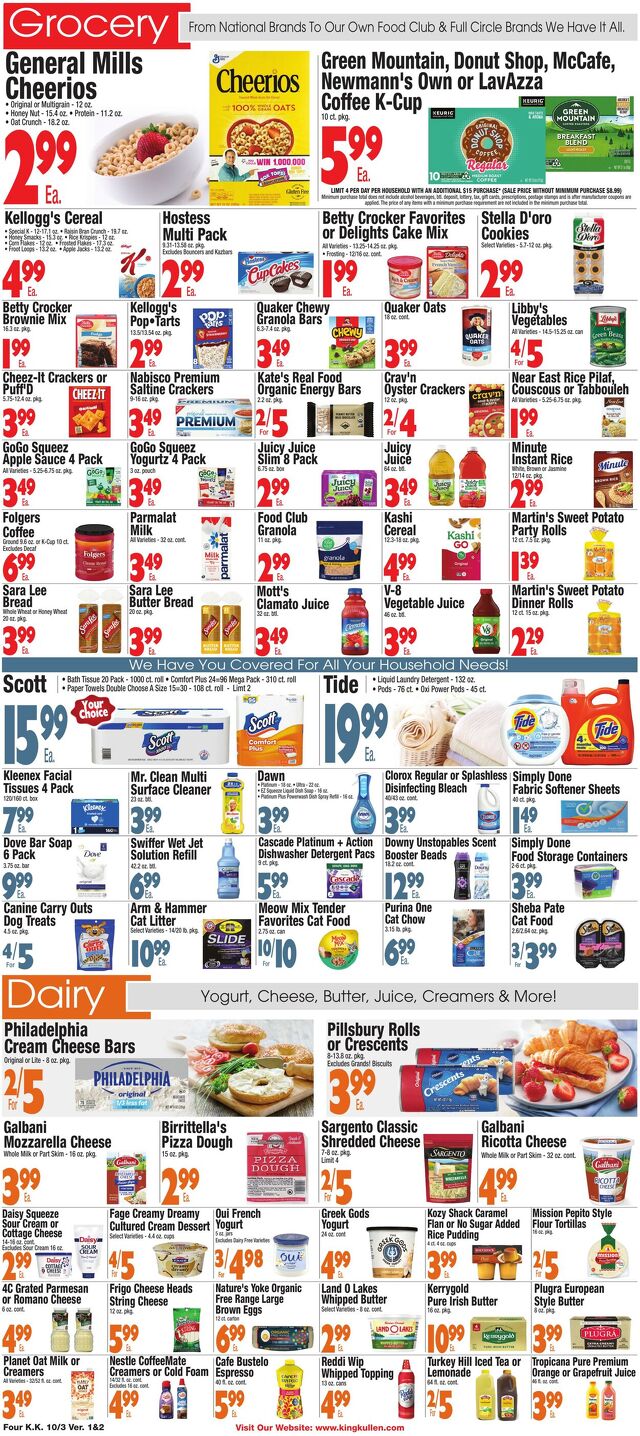 Catalogue King Kullen from 10/02/2025