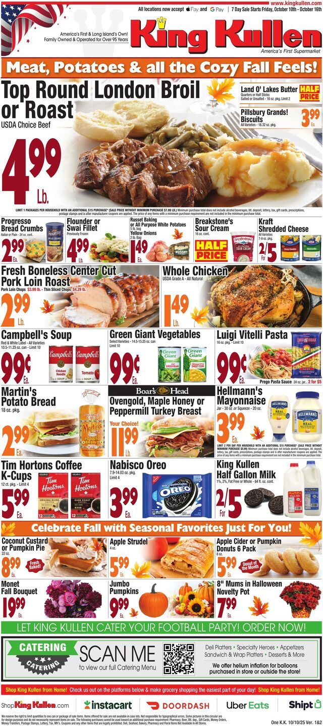 Catalogue King Kullen from 10/09/2025