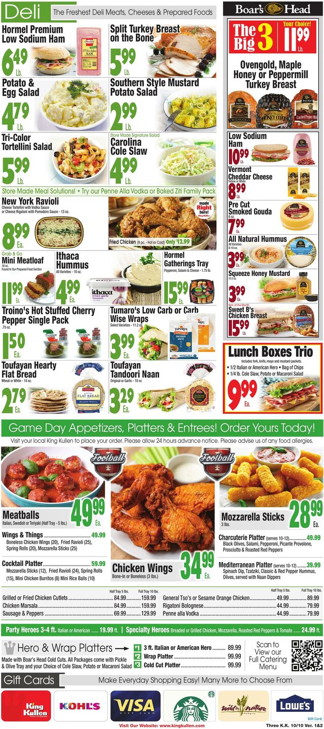 Catalogue King Kullen from 10/09/2025