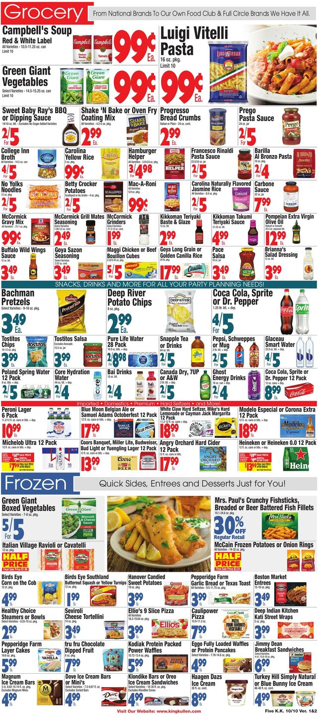 Catalogue King Kullen from 10/09/2025