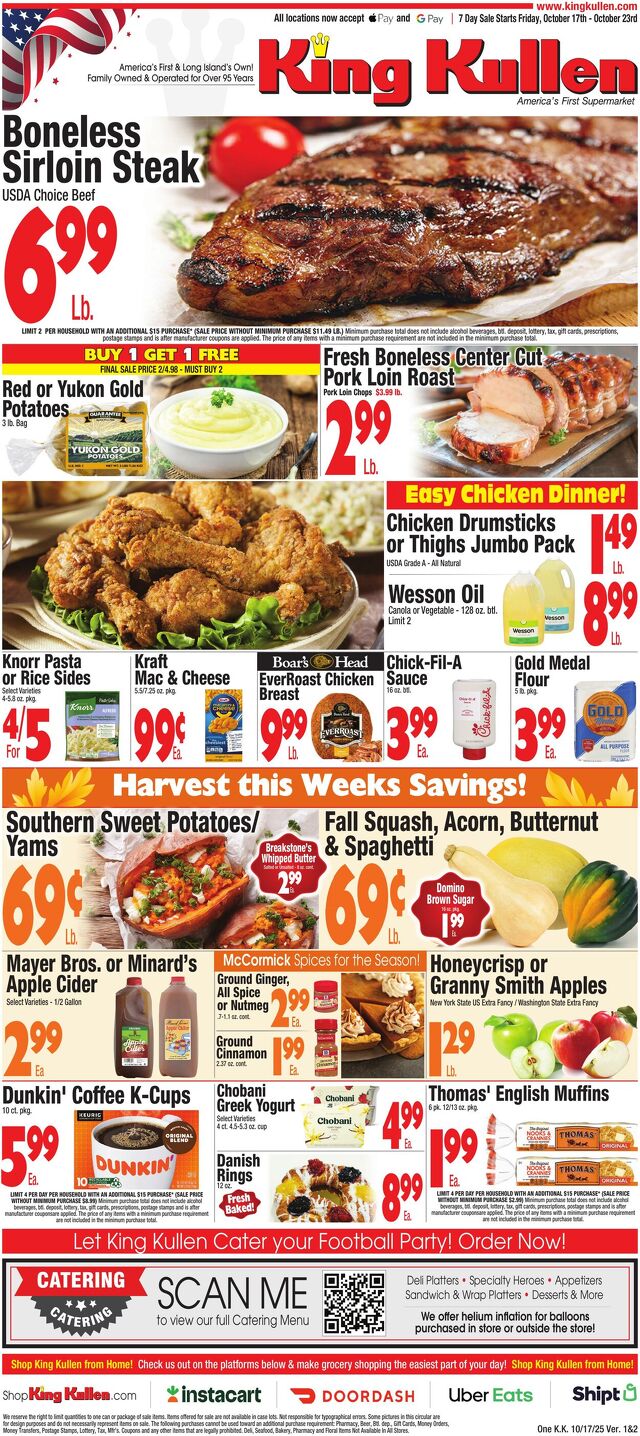 Catalogue King Kullen from 10/16/2025
