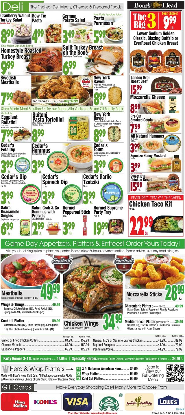 Catalogue King Kullen from 10/16/2025