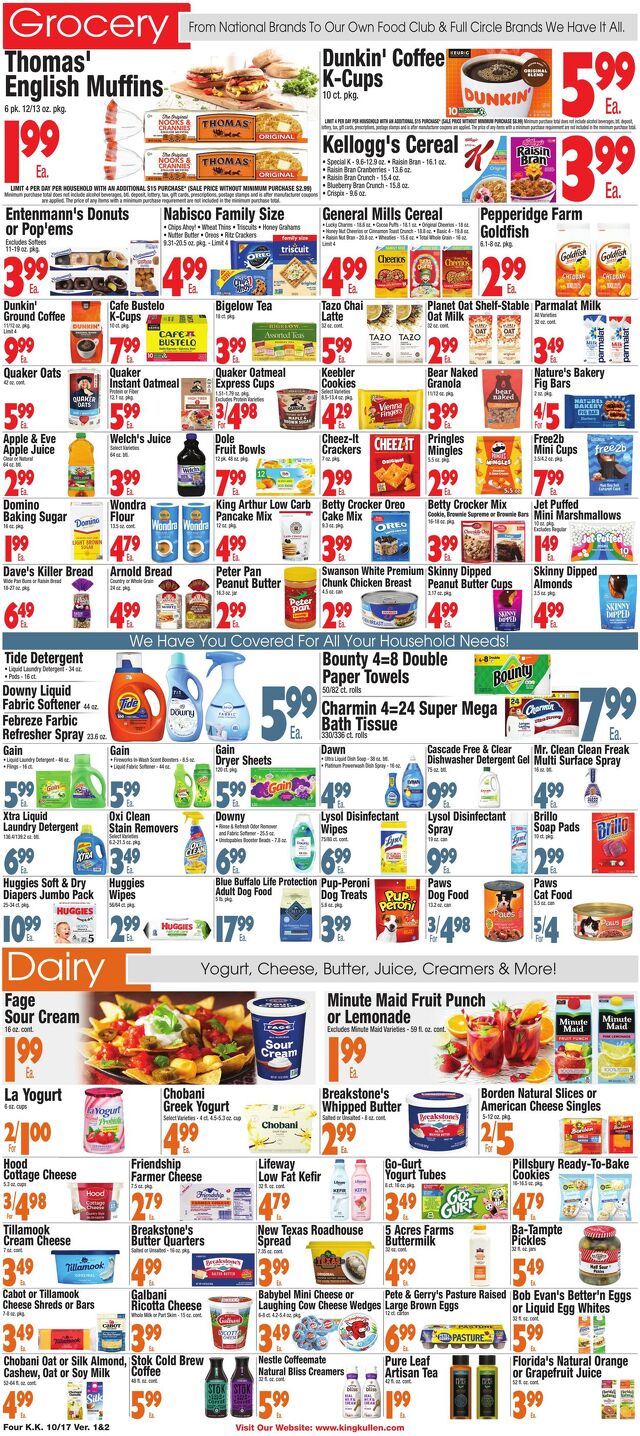 Catalogue King Kullen from 10/16/2025