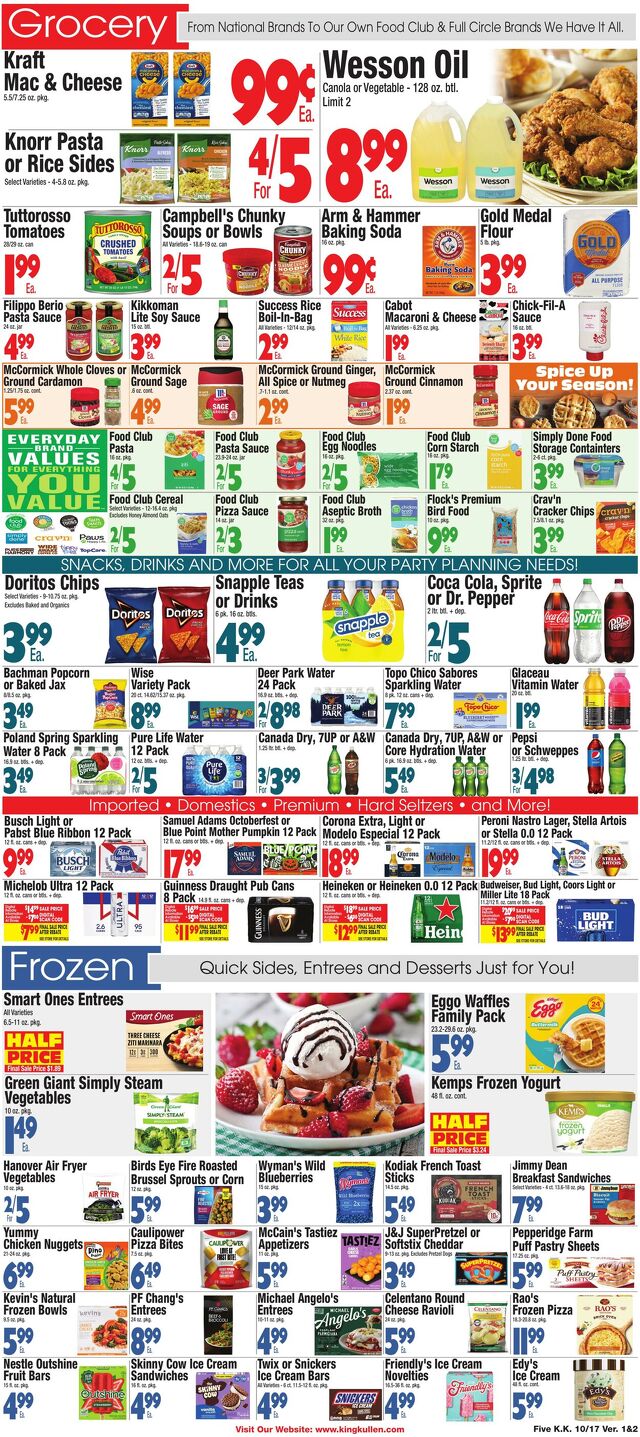 Catalogue King Kullen from 10/16/2025